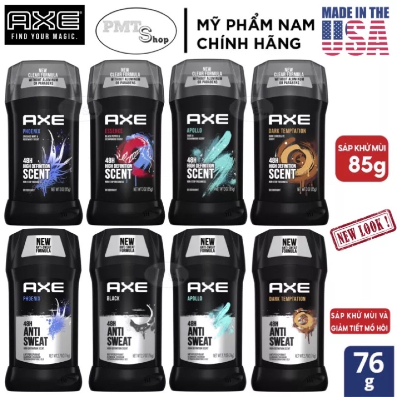 Lăn Sáp khử mùi nam Axe 76g