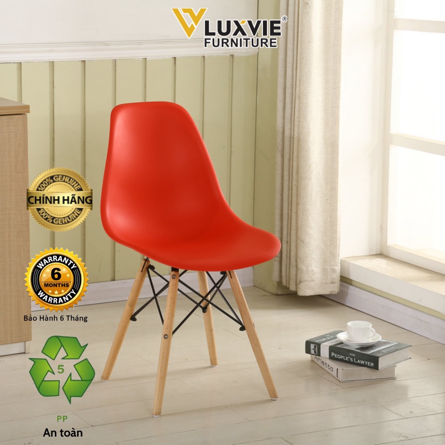 Ghế nhựa Eames, ghế cafe, decor phòng ngủ, phòng khách trang trí, đọc sách S3009