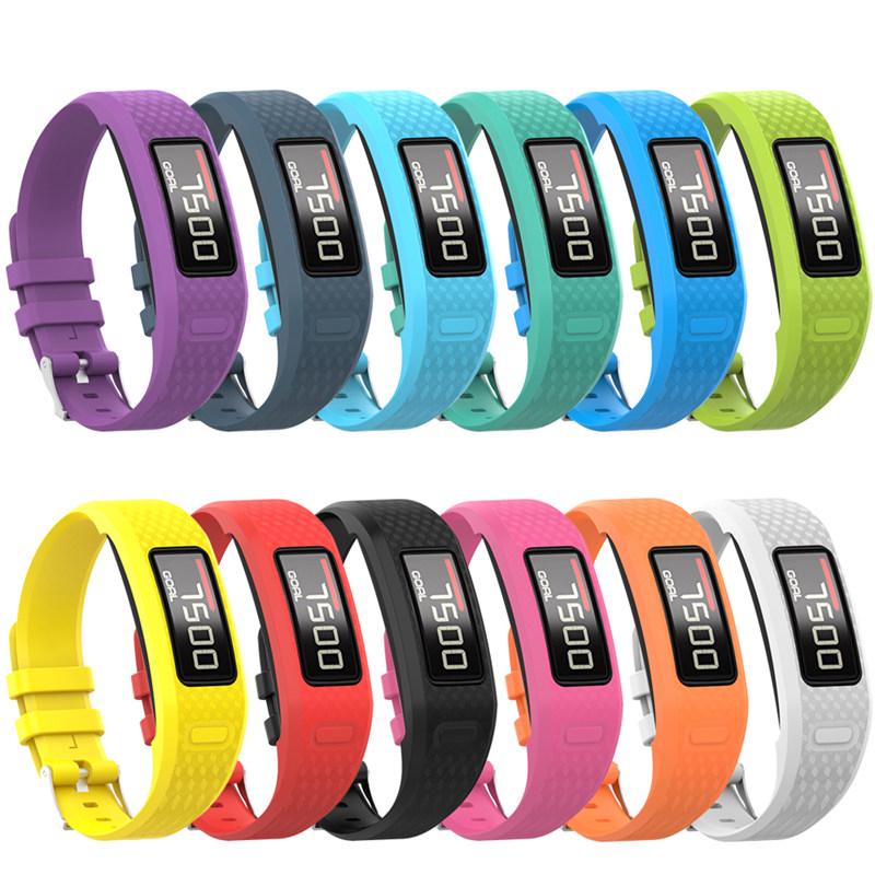 Dây đeo silicon nhiều màu lựa chọn cho đồng hồ thông minh Garmin Vivofit 1 Vivofit 1 / 2