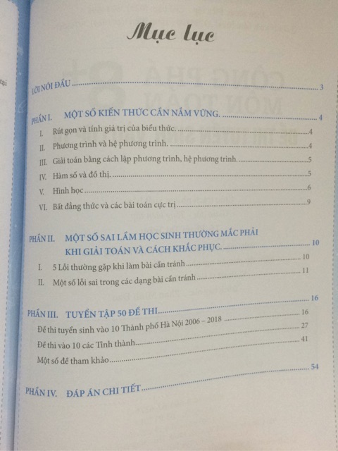 Sách - Công phá 8 + môn Toán đề thi tuyển sinh vào Lớp 10