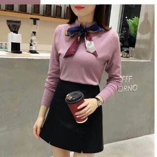Combo Áo len cổ nơ hàng đẹp