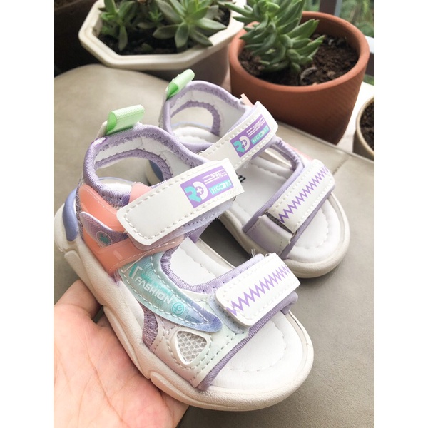 Giày sandal bé trai, bé gái có 3 màu-2