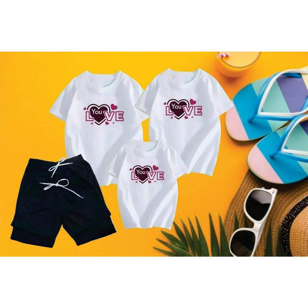 bộ gia đình 4 người bộ gia đình đi biển bộ gia đình mùa hè chất cotton mịn mát