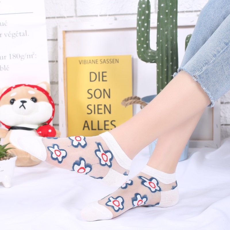 WAFNHA D152 Vớ Mỏng Trong Suốt Thoáng Khí Cho Nữ