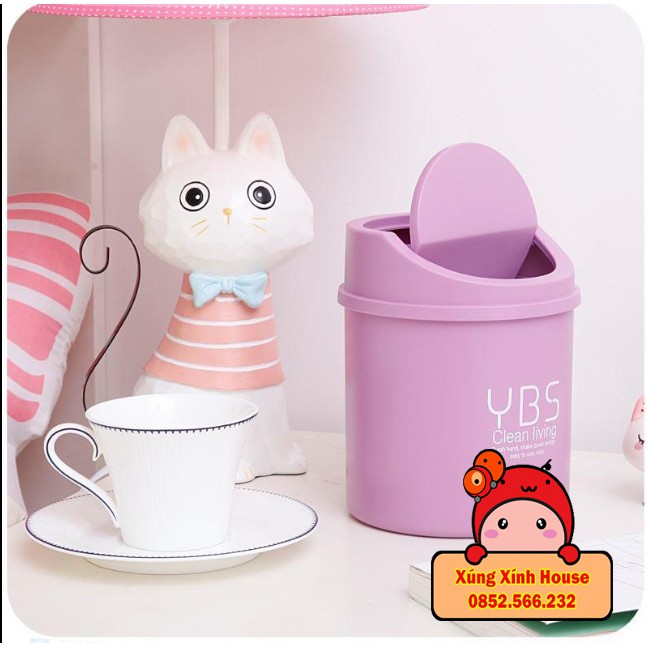 Thùng rác mini để bàn YBS
