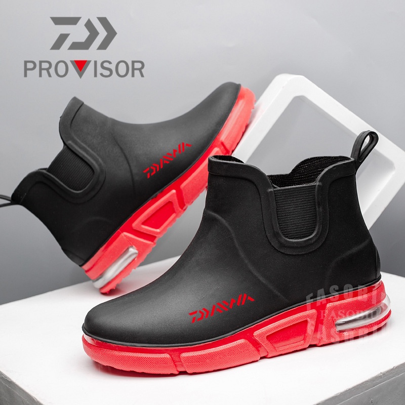 Giày Bốt Đi Mưa Daiwa Thoáng Khí Chống Trượt Chống Mài Mòn Không Thấm Nước Cho Nam
