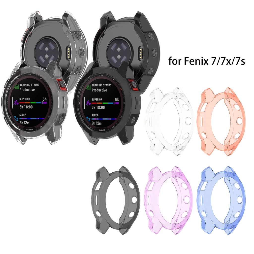 Ốp Lưng TPU Trong SuốT Cho Garmin Fenix 7 7X 7S