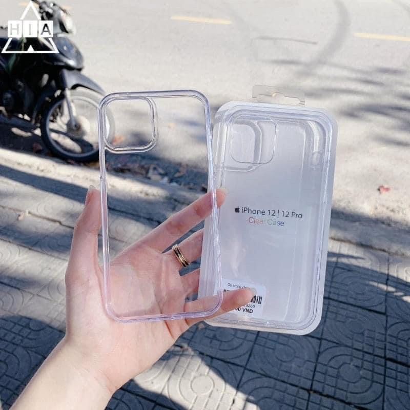 Ốp lưng iphone TRONG SUỐT CLEAR CHỐNG Ố KÈM HỘP