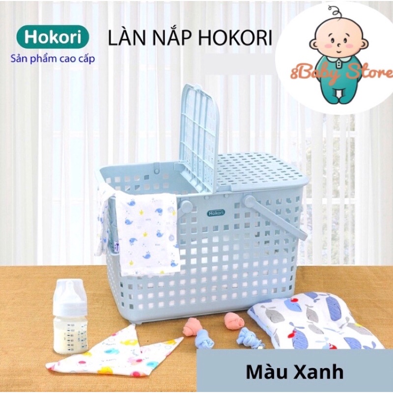 Giỏ làn đi sanh Hokori cao cấp cho mẹ - Size 46x30x31cm