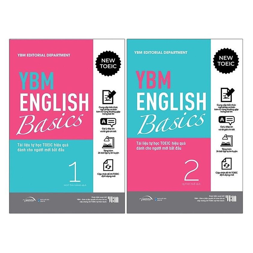 Sách - YBM English Basics (Bộ 2 Cuốn)