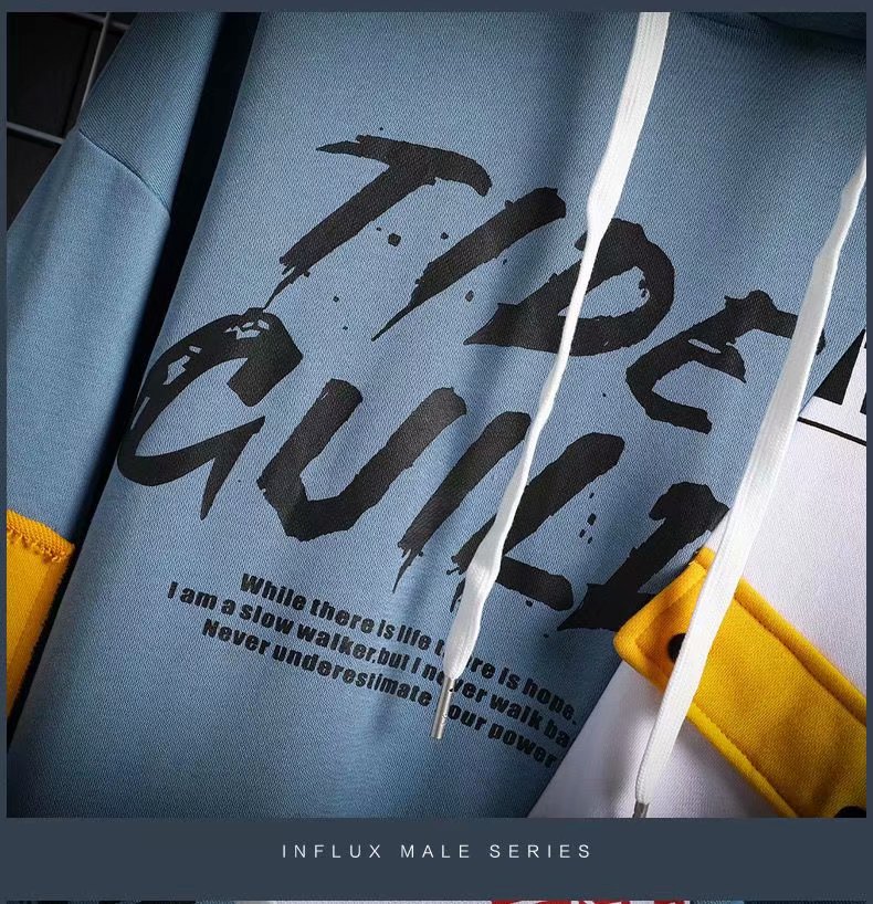 2020 Korean fashion long sleeve hoodie for men