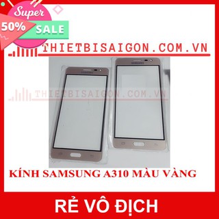 Kính samsung a310 màu vàng