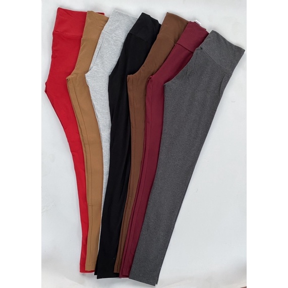Legging cạp cao 7cm F21 cotton che bụng thần thánh