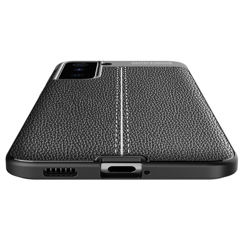 Ốp lưng dẻo Vân giả da Samsung S21/ S21 Plus/ S21 Ultra hiệu Auto focus cao cấp
