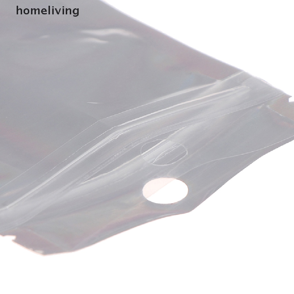 Bộ 10 Túi Zip Bằng Lá Nhôm Trong Suốt Đựng Trang Sức