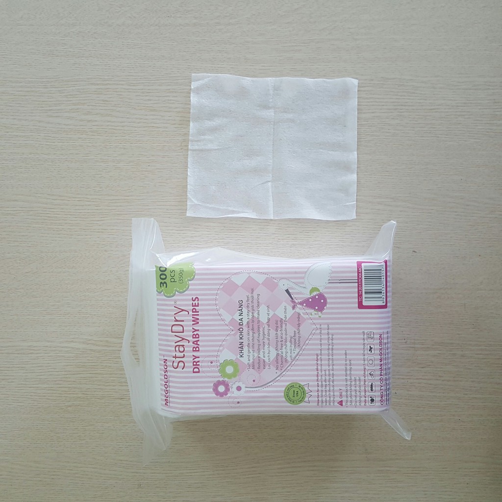 Khăn vải khô đa năng Stay mềm mại an toàn cho bé ( 280g/350g/gói)