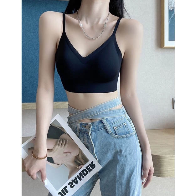 Áo Ngực Bra Hở Lưng Nâng Ngực, Su Không Viền Cao Cấp