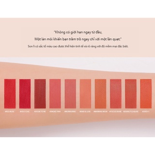 [Chính Hãng]Son Thỏi Lì vỏ trong 3CE Soft Matte Lipstick