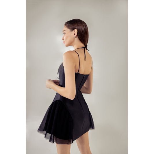 MOIRÉ - Váy phối lưới Kylie Dress