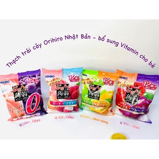 Thạch trái cây ORIHIRO Nhật Bản nhiều vị