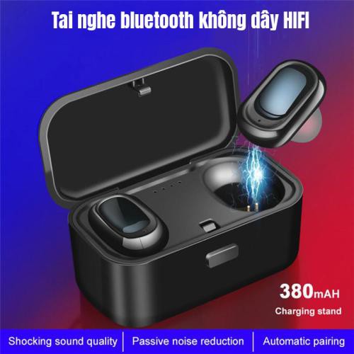 [CAO CẤP MỚI] Tai Nghe Bluetooth Không Dây Hoàn Toàn TWS-L1 Chống Nước IPX5, Bluetooth 5.0 EDR, Âm Thanh Stereo True HD