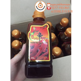 10 Chai Tinh Dầu Ớt 550g Capsaisin Hàn Quốc