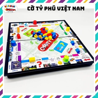 Cờ tỷ phú Việt Nam sato, board game thử thách làm giàu phiên bản các địa danh