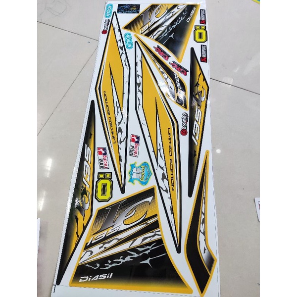 Tem Rời Ex 135 Lc Zin 2011 Dán Xe Vàng Phối Đen
