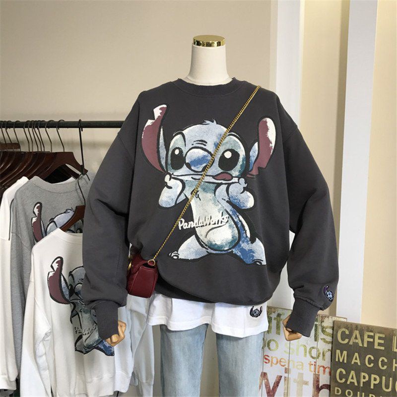 Áo sweater nỉ hoodie nữ hàng quốc đẹp form rộng giá rẻ cute ấm áp G072 | BigBuy360 - bigbuy360.vn