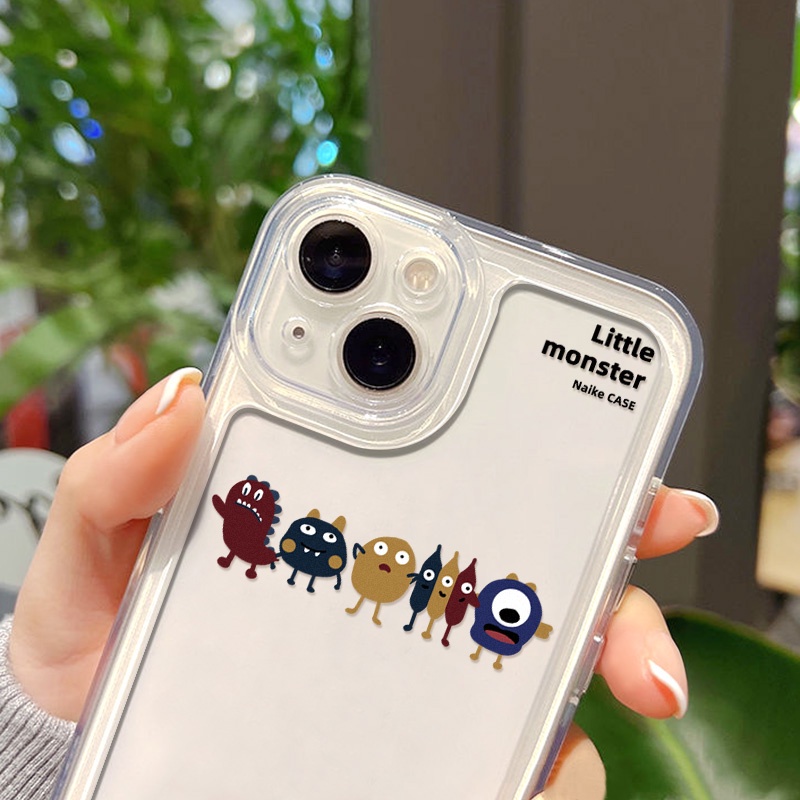 Ốp Điện Thoại Acrylic Hình Quái Vật Dễ Thương Cho IPhone XR 13 12 11 Pro Max X XS Max 8 7 Plus SE 2020 SE3