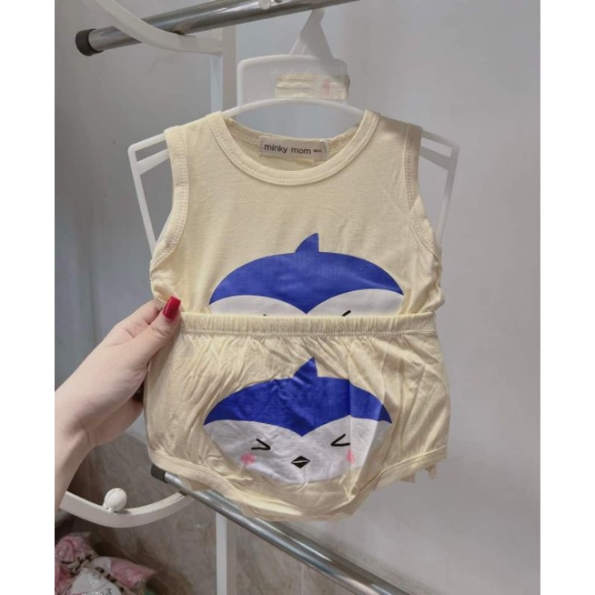 Bộ ba lỗ thun lạnh cho bé