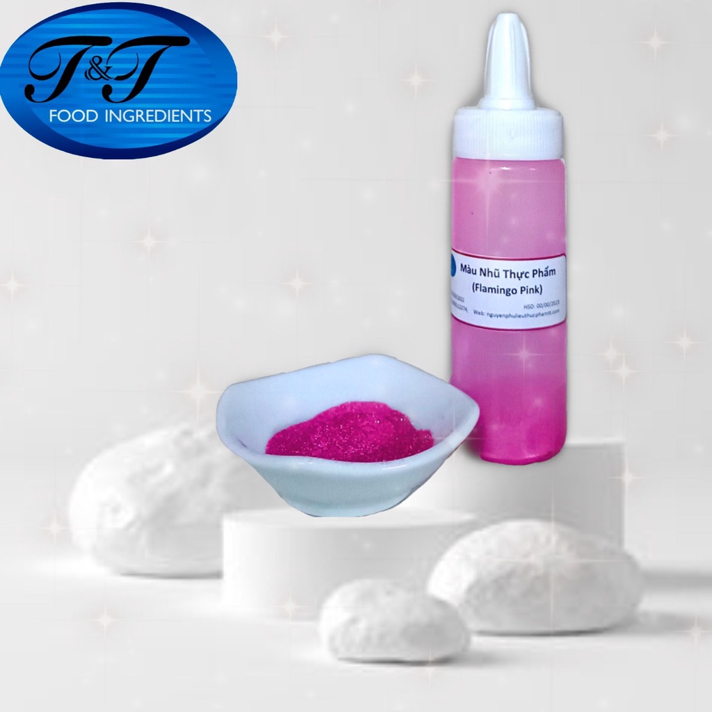 Màu nhũ cho bánh kem