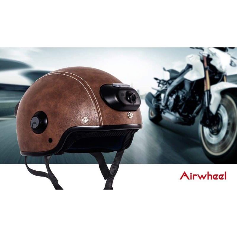 Nón bảo hiểm thông mình, camera hành trình Airwheel c6