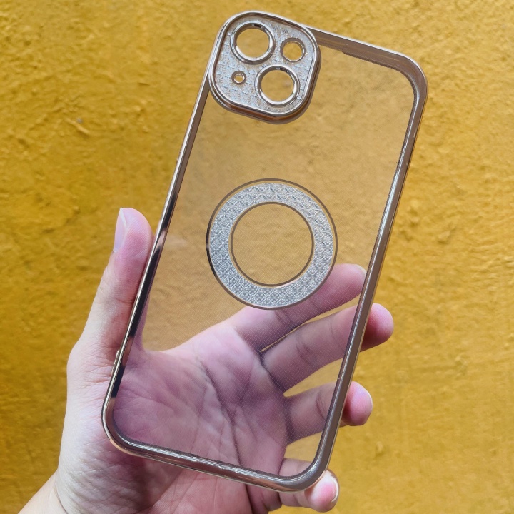 Ốp Vòng Tròn Kim Cương viền màu IPhone 14/14 pro max 13/13pro max 12/12 pro max  11/ 11 pro max