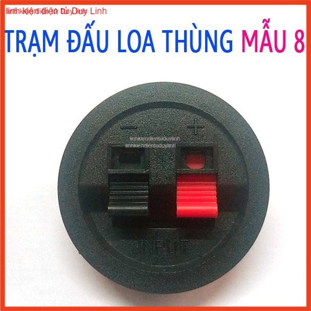 Trạm đấu loa tròn 2 cổng - Mẫu 8 1 đôi .