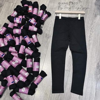 Quần Legging Dài Cuộn Giấy Hồng Hàng Đủ Size