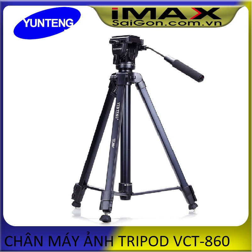 [Mã 159ELSALE hoàn 7% đơn 300K] CHÂN MÁY ẢNH TRIPOD YUNTENG VCT-860