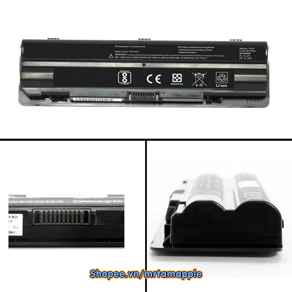 Pin Laptop DELL XPS 14 - 6 CELL - Dell XPS 14 15 17 L401x L501x L502x L701x L702x J70W7 WHXY3