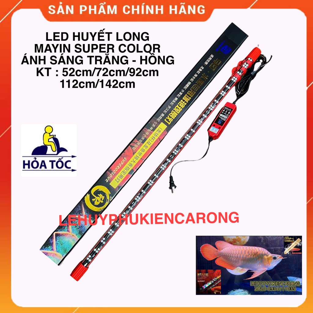 Đèn bể cá Mayin super colour 52cm 72cm 92cm 112cm 142cm