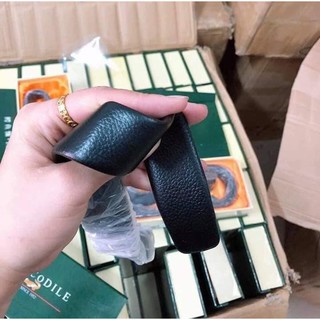 Thắt Lưng nam mặt cá Sấu