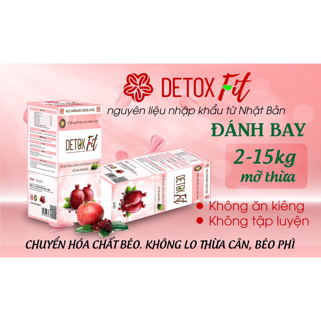 Giảm Cân DETOX FIT Chuyển Hóa Chất Béo Bảo Vệ Sức Khỏe | BigBuy360 - bigbuy360.vn