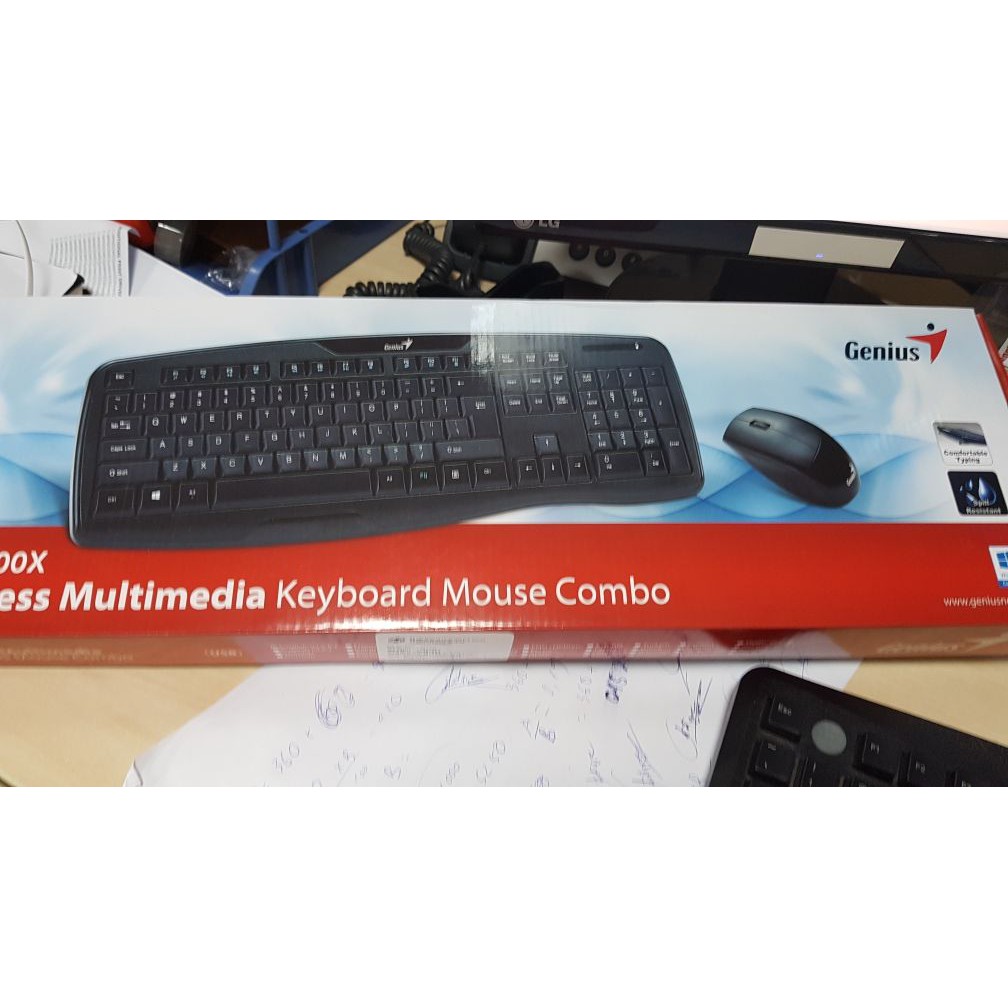 Combo KB + Mouse không dây Genius KB800