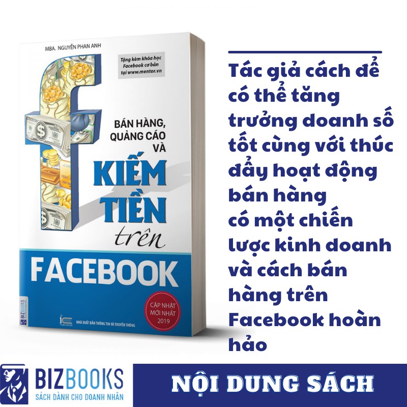 Bán Hàng Online, Quảng Cáo Và Kiếm Tiền Trên Facebook - Bản Cập Nhật Mới Nhất 2021 - Sách kinh Doanh Online Bizbooks