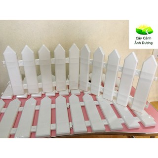 [Hàng dày] 1,5m Hàng rào lắp ghép cao 20cm (6 tấm x 26cm)