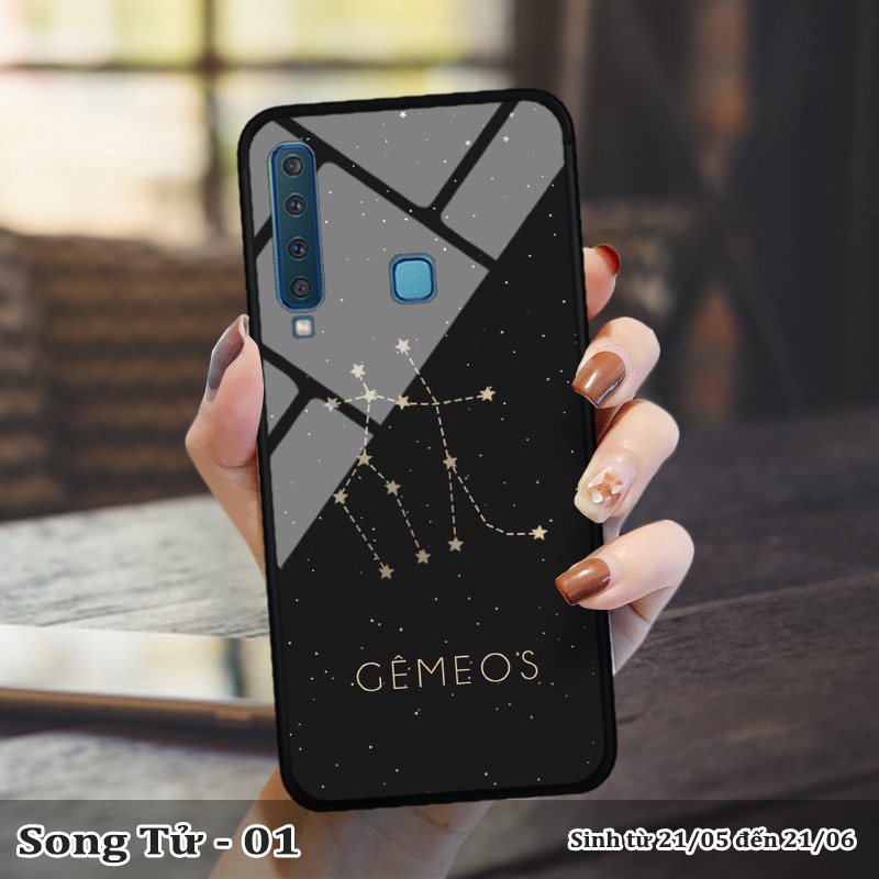 Ốp kính samsung A9 2018 in cung hoàng đạo