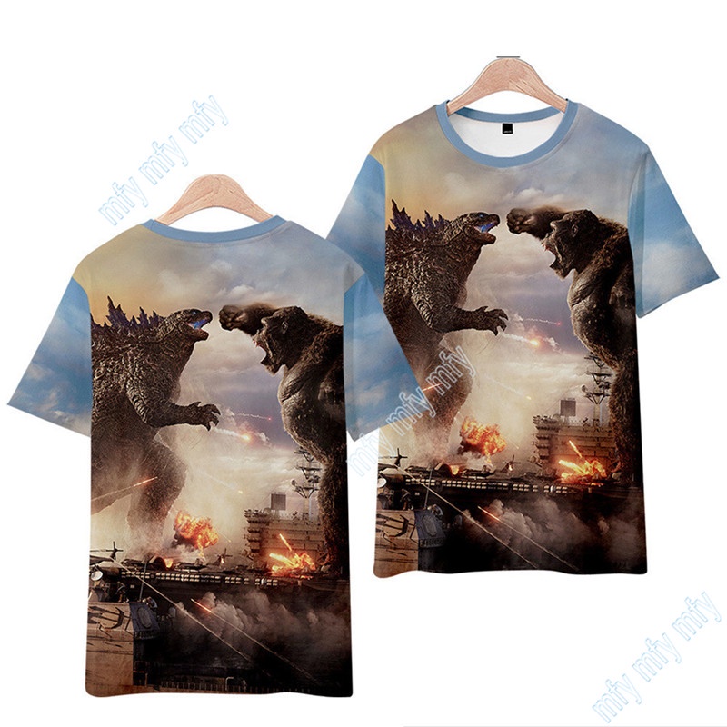Áo Thun In Hình Godzilla Độc Đáo Cho Nam Nữ