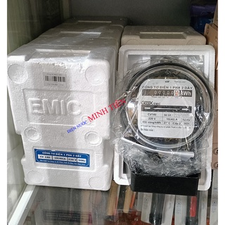 Đồng hồ điện, công tơ điện 1 pha 2 dây công tơ điện emic gelex sàn xuất 2023 có giấy kiểm định chất lượng