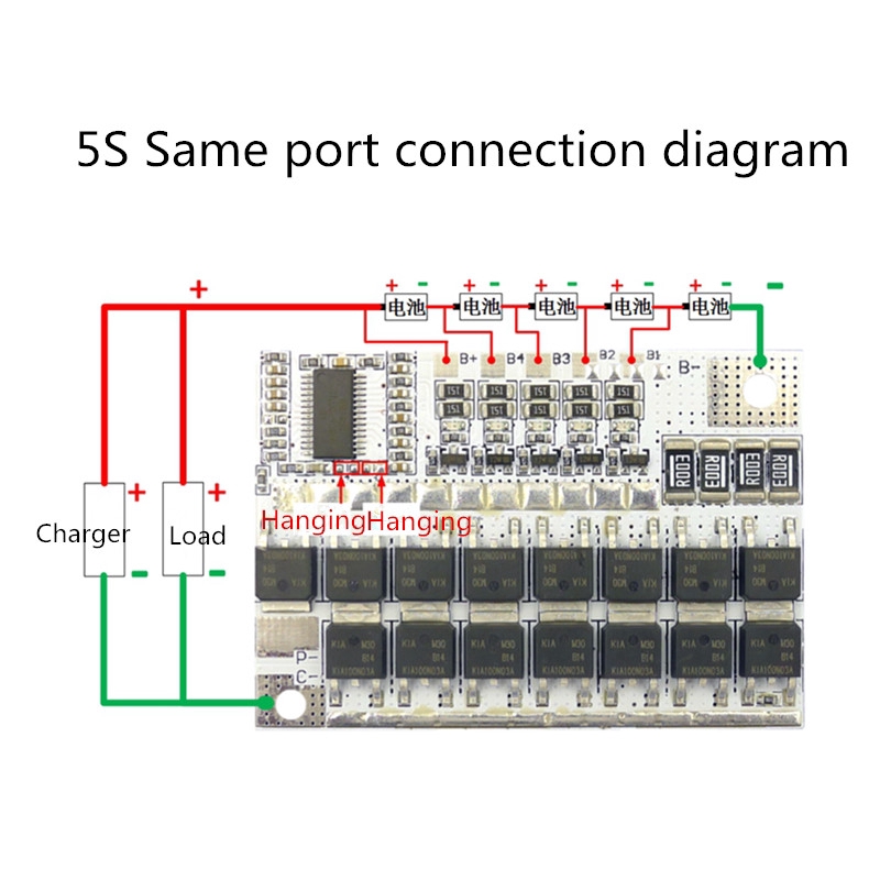 Pin 3S 4S 5S 12V BMS Pin 100A Polyme LifePo4 Tấm bảo vệ pin Phosphate bằng sắt có cân bằng