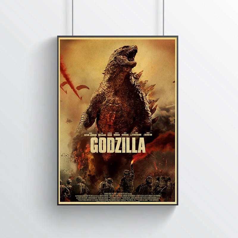 Poster Phim Godzilla Dán Tường Trang Trí
