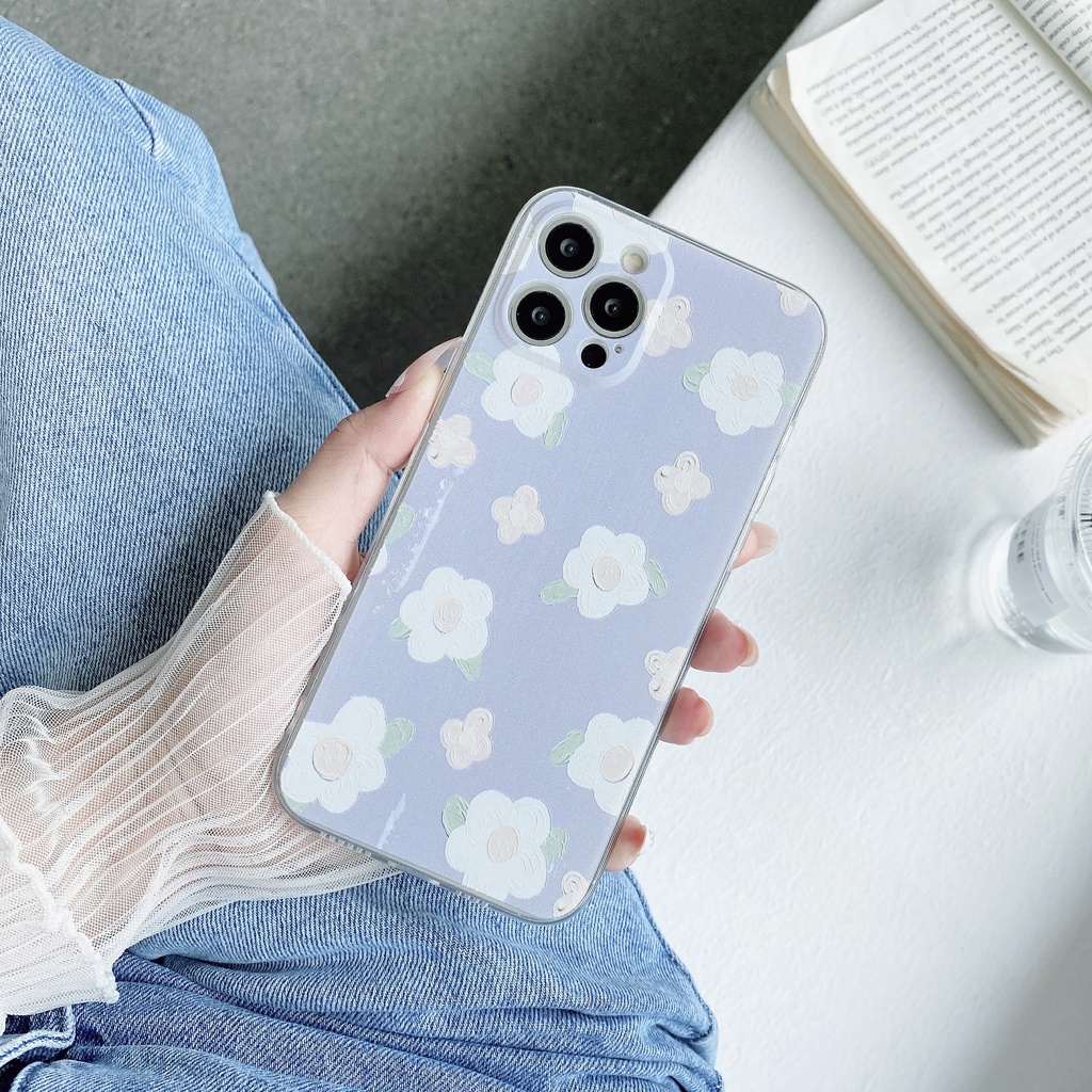 Ốp lưng VIVO Y21 Y33S Y20 Y11 Y12A Y12S V20 Y15S Y50 U10 Y30 Y91C Y20S V11i Y19 S1 Y51 V9 Y91 Y95 Pro case Vỏ điện thoại TPU hoa thời trang